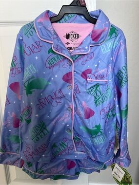 Wicked Elphaba and Glinda 2-piece pajama set NWT size 6/6x ~ $12